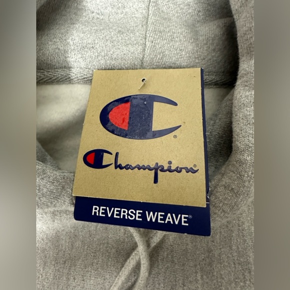 CHAMPION Men’s Reverse Weave Hoodie, C Logo Oxford Gray X-Small New with… - Picture 13 of 16
